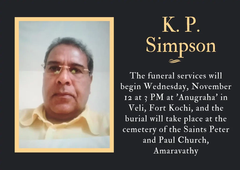 K. P. Simpson passed away